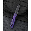 BTKMK08D Bestech Bestechman Miniature Dundee Linerlock Pocket Knife Purple 
