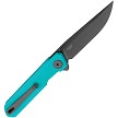 BTKMK08E Bestech Bestechman Miniature Dundee Linerlock Pocket Knife Teal 