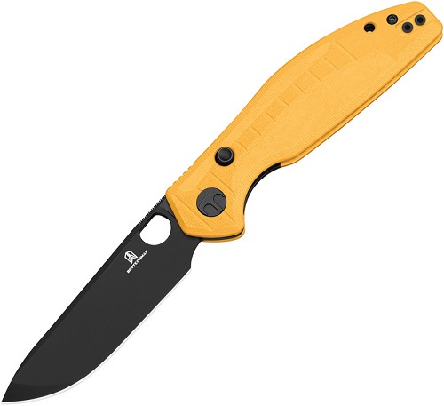 Bestech Bestechman Angry Owl Button Lock Pocket Knife - BTKMK12A2 