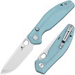 BTKMK12C1 Bestech Bestechman Angry Owl Button Lock Pocket Knife 