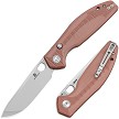BTKMK12D1 Bestech Bestechman Angry Owl Button Lock Pocket Knife 