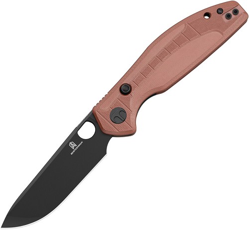 Bestech Bestechman Angry Owl Button Lock Pocket Knife - BTKMK12D2 