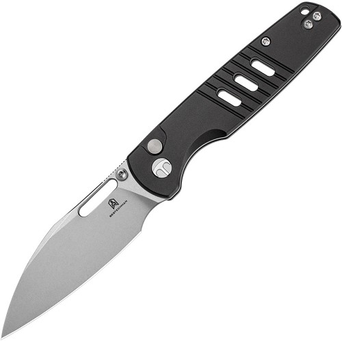 Bestech Vector Button Lock Pocket Knife Black - BTKMK15A 