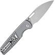 Bestech Vector Button Lock Pocket Knife Gray - BTKMK15B 