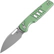 Bestech Vector Button Lock Pocket Knife Green - BTKMK15C 