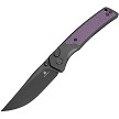 Bestech Icebreaker Button Lock Pocket Knife Black Purple - BTKMK16C 