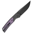 Bestech Icebreaker Button Lock Pocket Knife Black Purple - BTKMK16C 