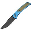 Bestech Icebreaker Button Lock Pocket Knife Blue Od Green - BTKMK16E 