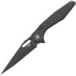 Bestech Malware Framelock Pocket Knife Carbon Fiber Black - BTKT1902D 