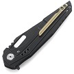 BTKT1902D Bestech Malware Framelock Pocket Knife Carbon Fiber Black 