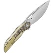 Bestech SENU Framelock Pocket Knife Titanium Fat Carbon Fiber - BTKT2601C 