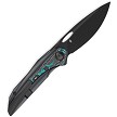 Bestech SENU Framelock Pocket Knife Titanium Camo Carbon Fiber - BTKT2601D 
