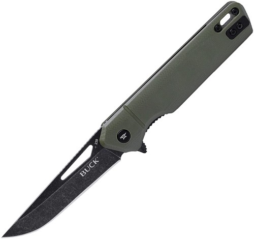 Buck Infusion Linerlock Pocket Knife Spring Assisted OD - BU239GRS 