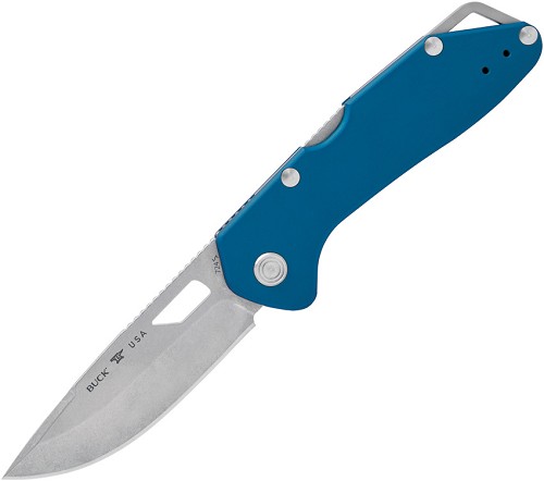 Buck Mustang Lockback Pocket Knife Dark Blue - BU724BLS 