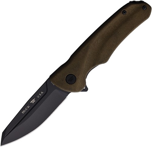 Buck Sprint Ops Linerlock Pocket Knife Micarta - BU843GRS 