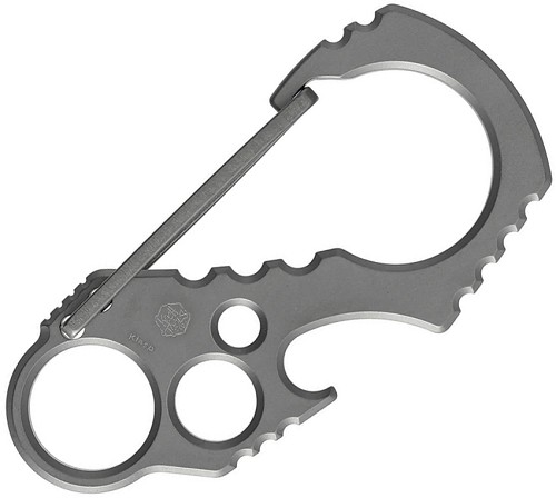 Kansept Carabiner Bead Blast Titanium - C011A2 