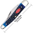 CA06889 Case Cutlery Seahorse Whittler Pocket Knife Navy Bone 