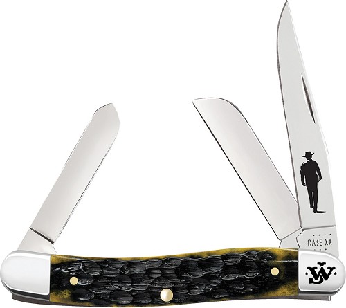 Case Cutlery John Wayne Stockman Pocket Knife Standard Jig - CA10713 