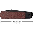 CA10769 Case Cutlery Revoindie Linerlock Pocket Knife Dark Red Burlap 