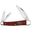 Case Cutlery Seahorse Whittler Pocket Knife Red Burlap - CA12276 