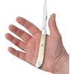 CA13312 Case Cutlery Natural Bone Slimline Trapper Pocket Knife 
