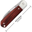 CA42229 Case Cutlery Highbanks Slip Joint Pocket Knife Rosewood 