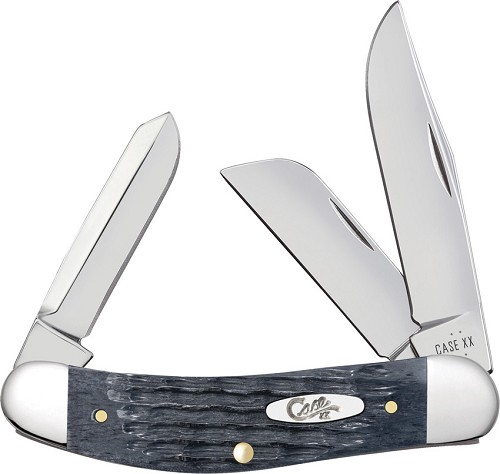 Case Sowbelly Pocket Knife Gray Pocket Worn - CA58426 