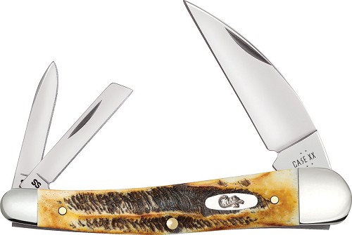 Case Cutlery Seahorse Whittler Pocket Knife 6.5 Bonestag - CA65347 