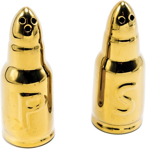 Caliber Gourmet Bullet Salt & Pepper Shakers - CBG1036 