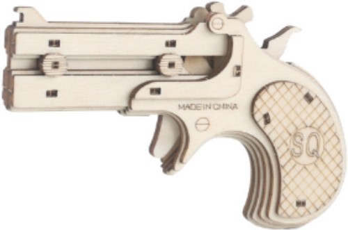 Caliber Gourmet Derringer Wood Puzzle - CBGPZ09 