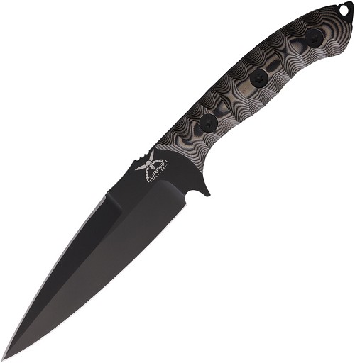 Curran Blades Javelin Fixed Blade Knife Black Tan - CBLJAV001 