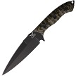 Curran Blades Javelin Fixed Blade Knife Black Camo - CBLJAV002 