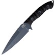Curran Blades Javelin Fixed Blade Knife Gray Black - CBLJAV004 