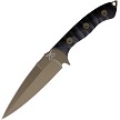 Curran Blades Javelin Fixed Blade Knife FDE Black - CBLJAV005 