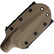 Curran Blades Javelin Fixed Blade Knife FDE Black - CBLJAV005 