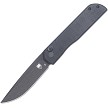 Cobratec Prowler Button Lock Pocket Knife Drop Point Black - CBTPLRBKBD 