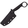 Cobratec Wolfteeth Fixed Blade Knife Black - CBTWLTBLKCLP 
