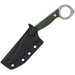 Cobratec Wolfteeth Fixed Blade Knife Green - CBTWLTODGCLP 