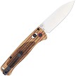 Cobratec Bar Lock Pocket Knife Zebra Wood Drop Point - CBTZWDBLD 