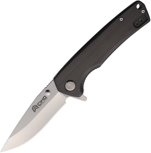 CIMO Verzon Linerlock Pocket Knife Black - CCMVZ85FC 