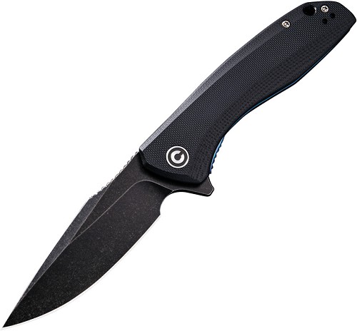 Civivi Baklash Linerlock Pocket Knife Black - CIVC801H 