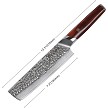 CLH7197DCB Coolhand Nakiri Kitchen Knife Cocobolo 
