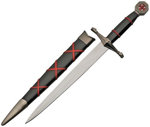 Knights Templar Fixed Blade Dagger - CN211437 