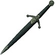 CN211532SL Celtic Knot Dagger Silver 