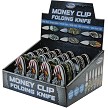 CN211577 Rite Edge Money Clip Linerlock Pocket Knife 24 Piece Display 