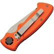 CN211581OR Rite Edge Hollow Linerlock Pocket Knife Orange 