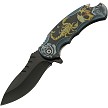 Rite Edge Scorpion Warrior Linerlock Pocket Knife Spring Assisted - CN300545YB 