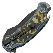 CN300545YB Rite Edge Scorpion Warrior Linerlock Pocket Knife Spring Assisted 
