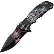 Rite Edge Linerlock Pocket Knife White Wolf - CN300548WH 