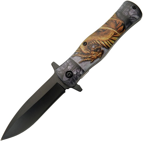 Rite Edge Dragon Linerlock Pocket Knife - CN300562DR 